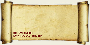 Nina Bebić vizit kartica